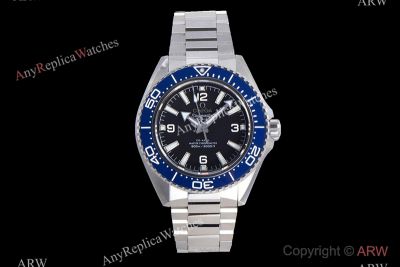 VS Factory Omega Seamaster Planet Ocean 600m 42mm 9015 Movement Blue Bezel Watch